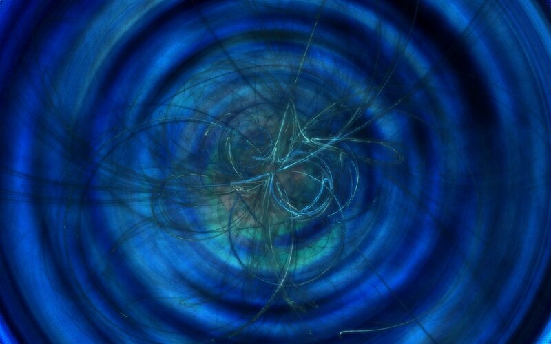 Blue Spiral Pattern — Hypnotic