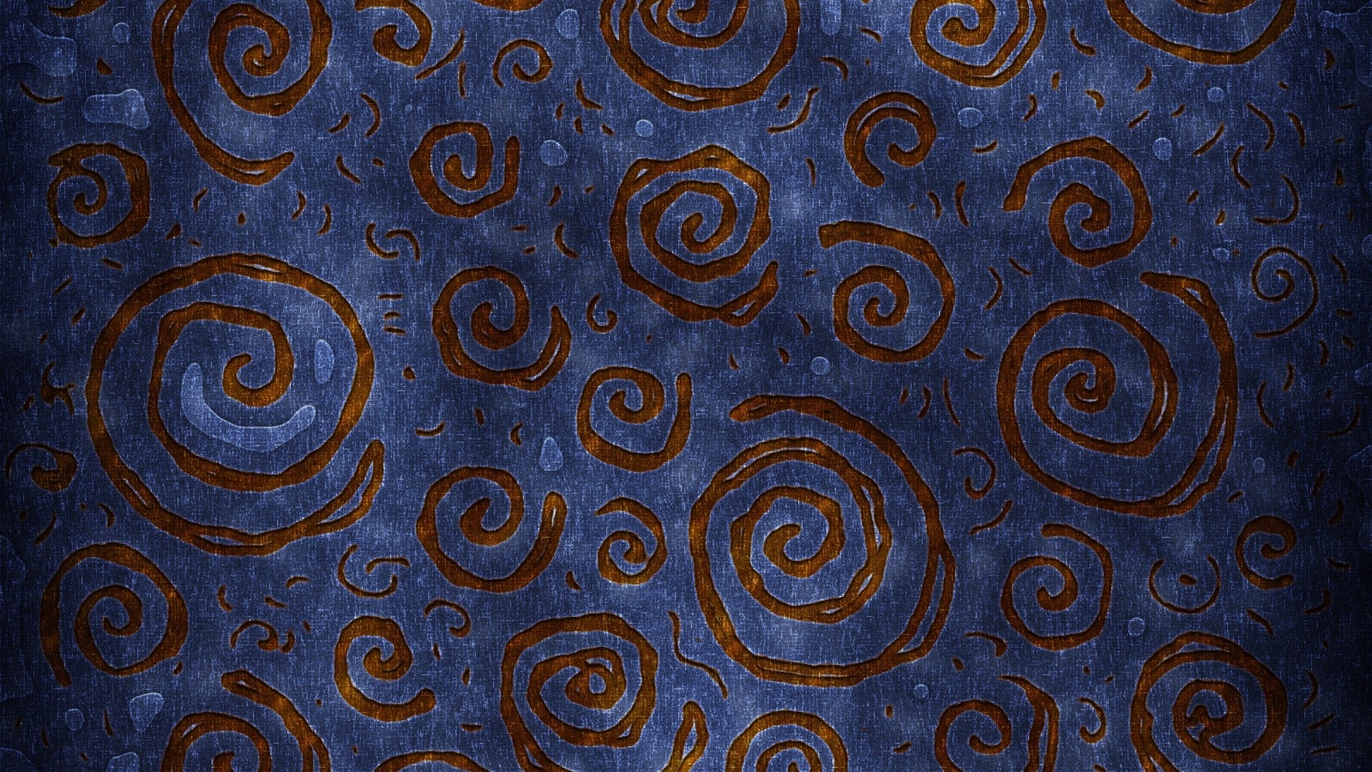 blue spiral pattern