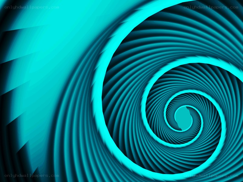 blue spiral tunnel
