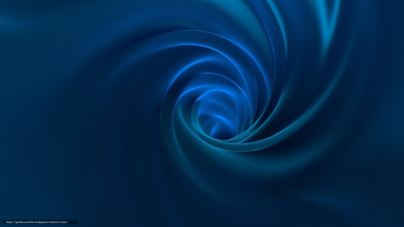 Blue spiral tunnel