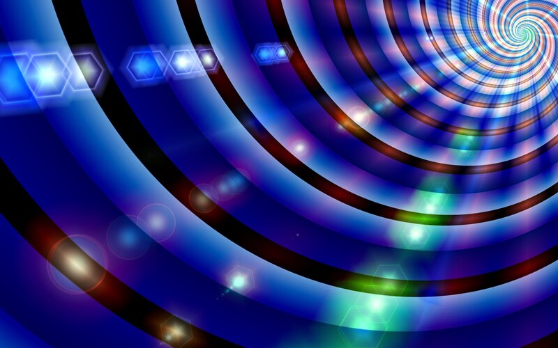 Blue Spiral Tunnel — Hypnotic