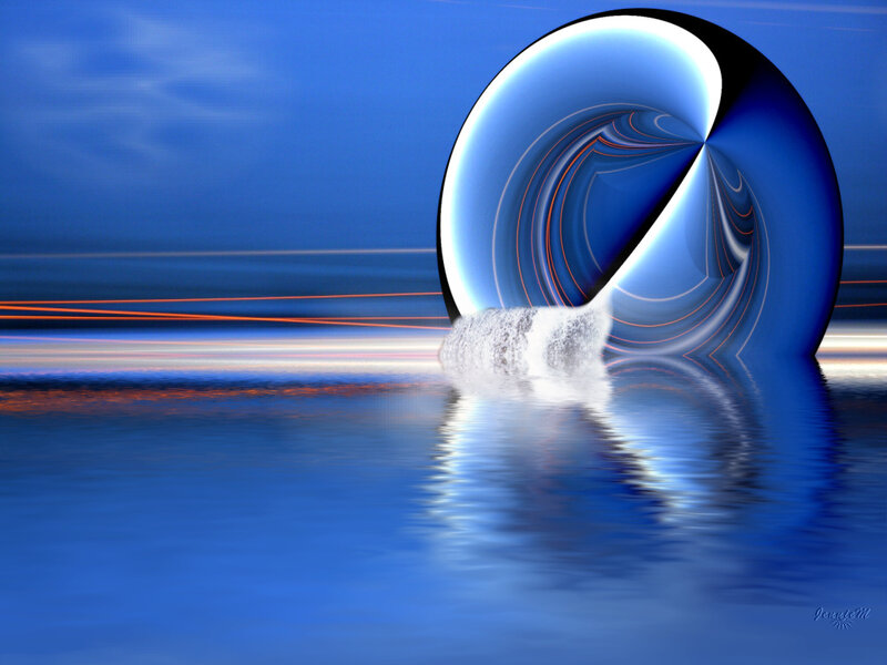 Blue Spiral Tunnel — Serene