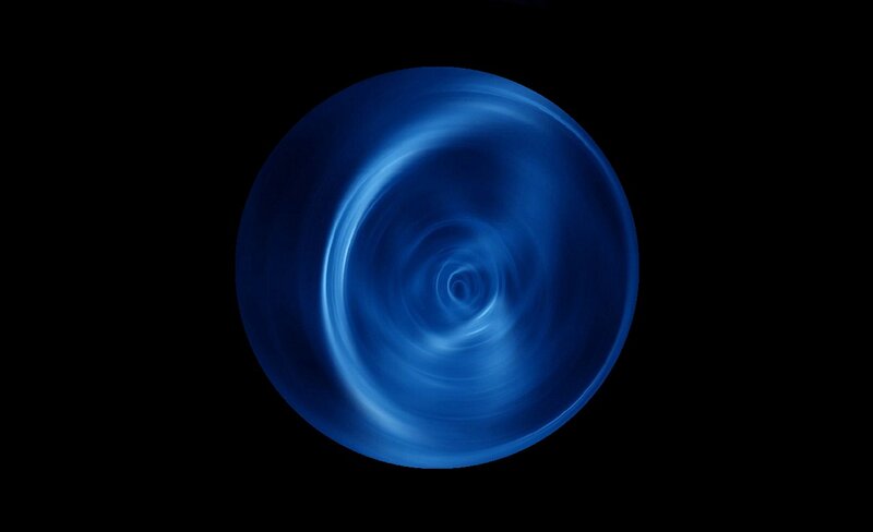 Blue Spiral Vortex — Mysterious