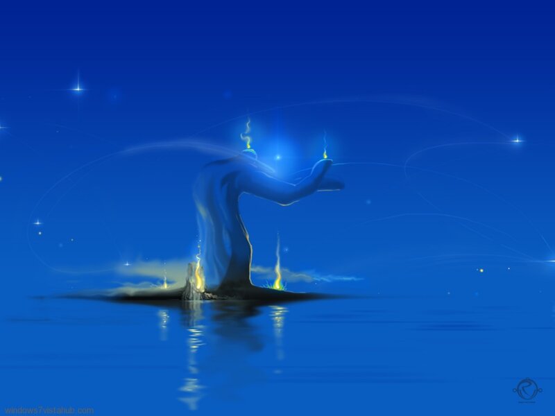 Blue Spirit in Water