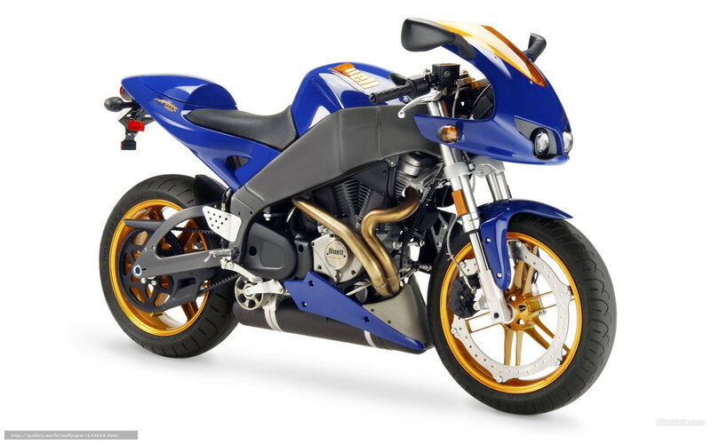 blue sport motorcycle