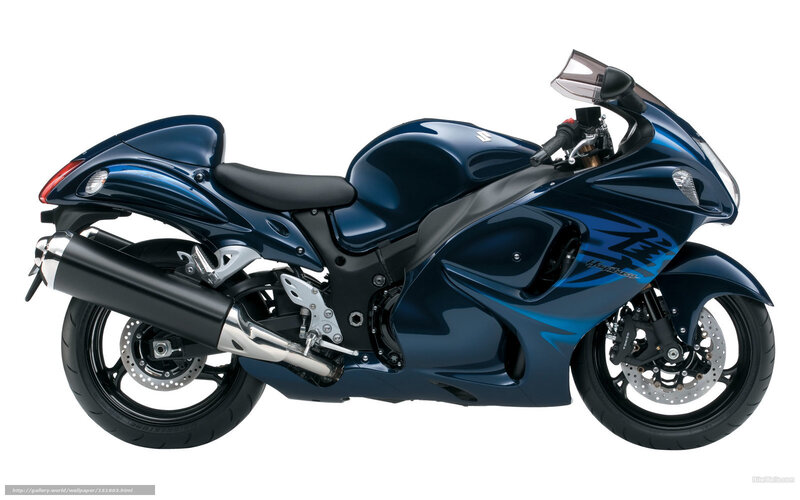 blue sport motorcycle