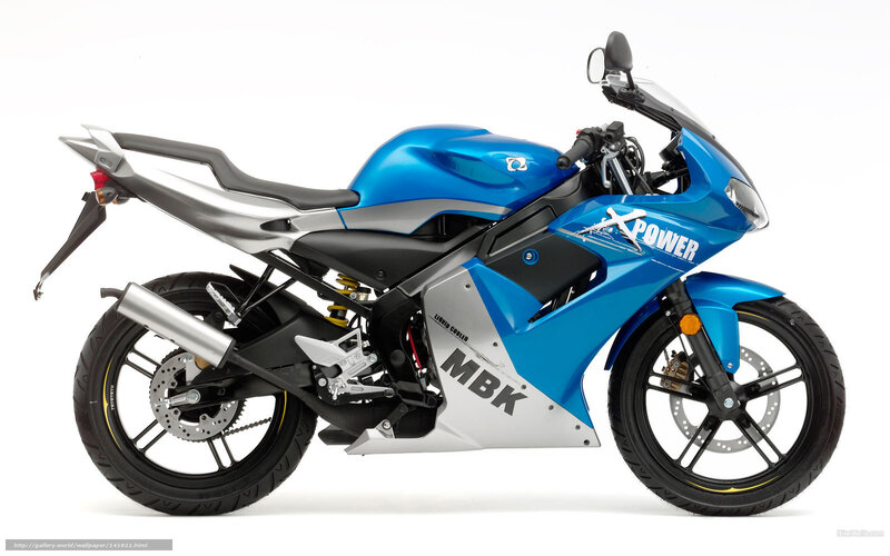 blue sport motorcycle
