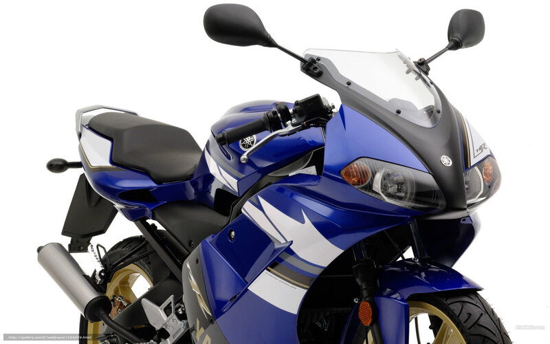 blue sport motorcycle