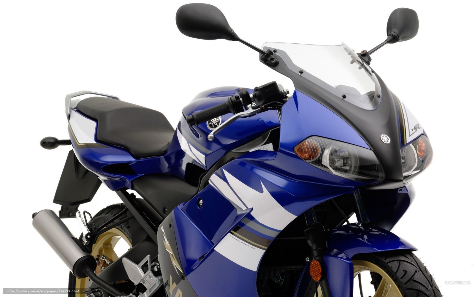 blue sport motorcycle