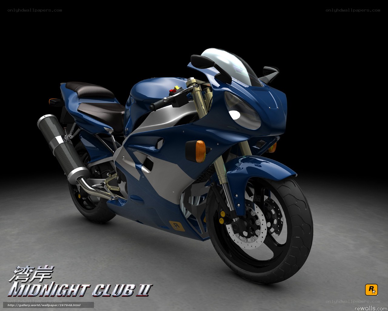 blue sport motorcycle