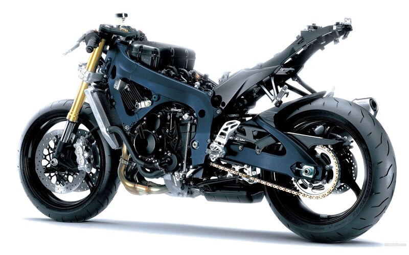 blue sport motorcycle