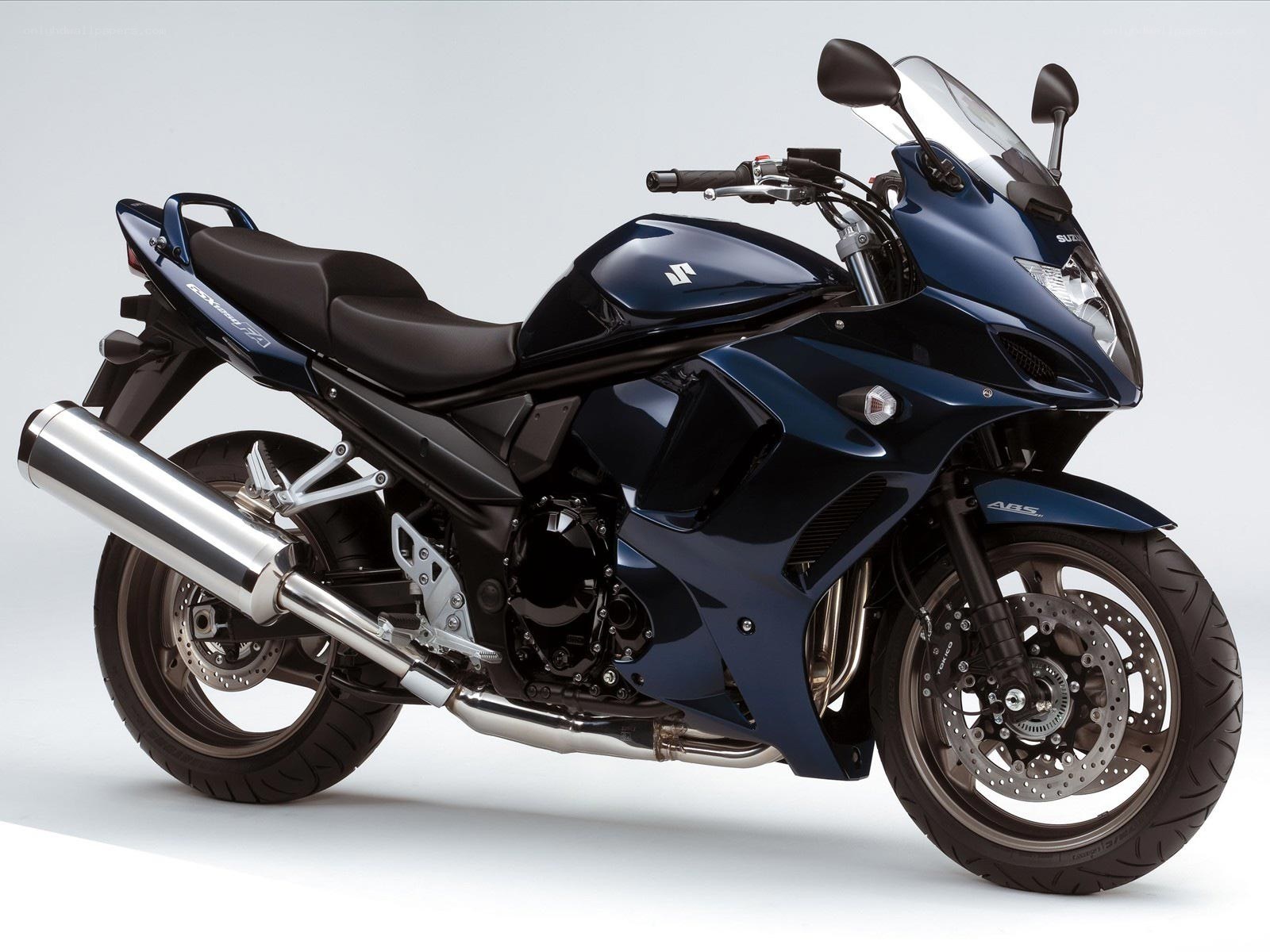 blue sport motorcycle