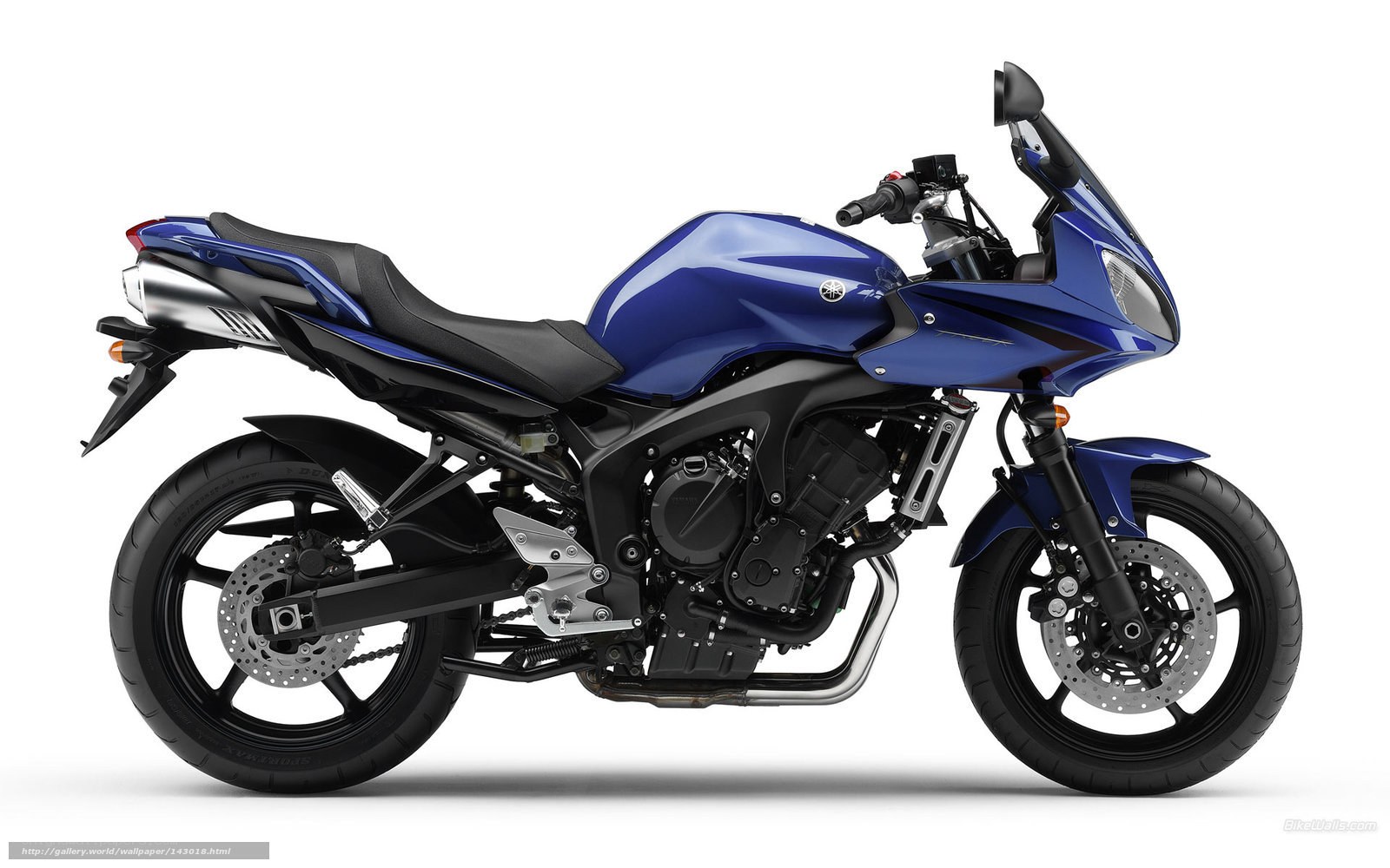blue sport motorcycle