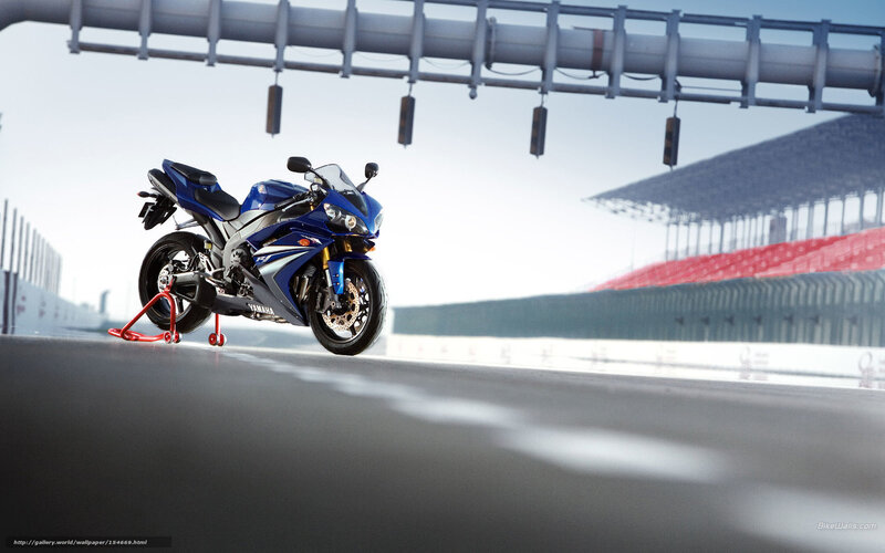 Blue Sport Motorcycle — Calm, Afternoon, 3d Render
