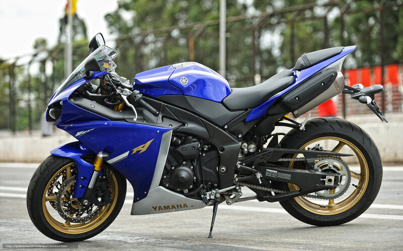 Blue Sport Motorcycle — Calm, Afternoon, Photograph, Track