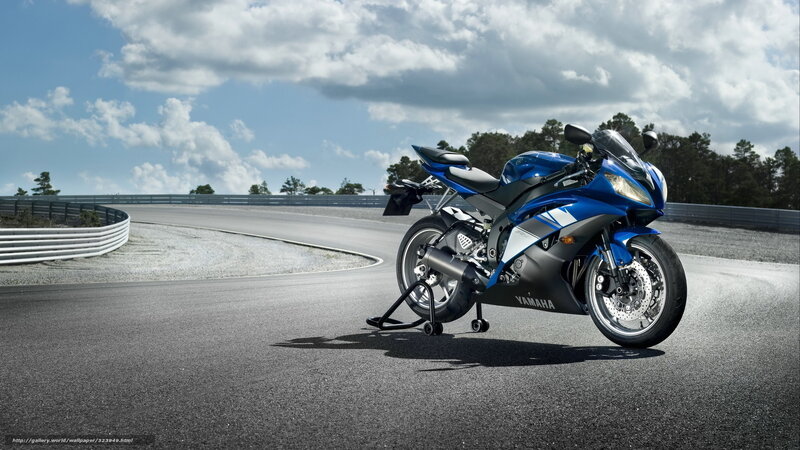 Blue Sport Motorcycle — Dramatic, Afternoon