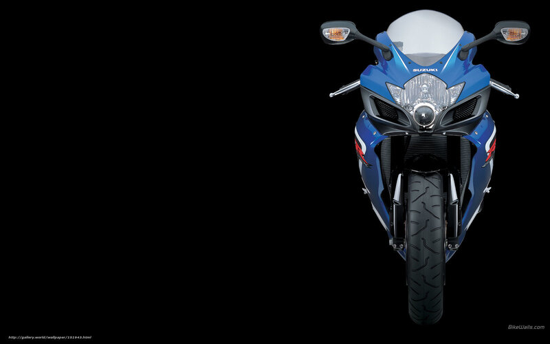 Blue Sport Motorcycle — Dramatic, Photograph, Headlight, Windshield, Front Wheel