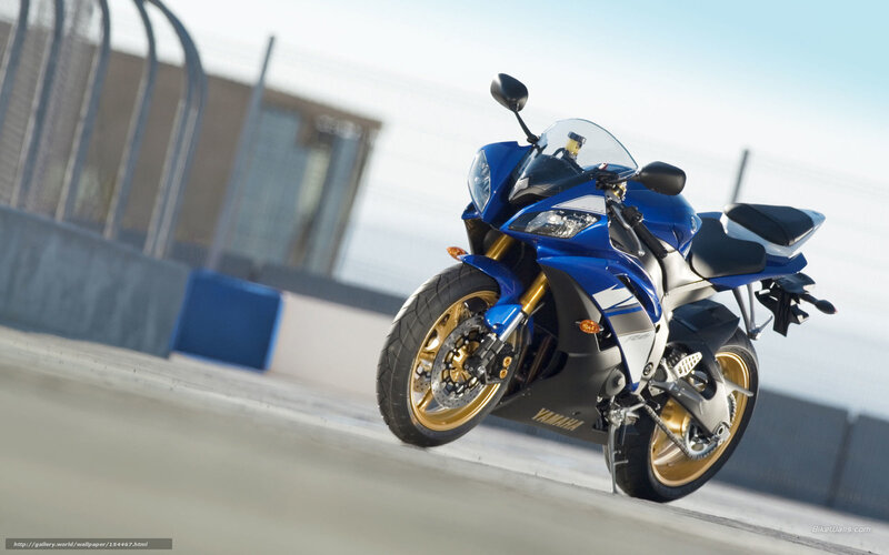 Blue Sport Motorcycle — Dynamic, Afternoon