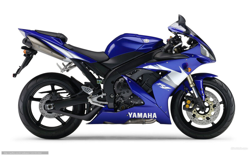 Blue Sport Motorcycle — Neutral, Photograph, Exhaust, Disc Brakes
