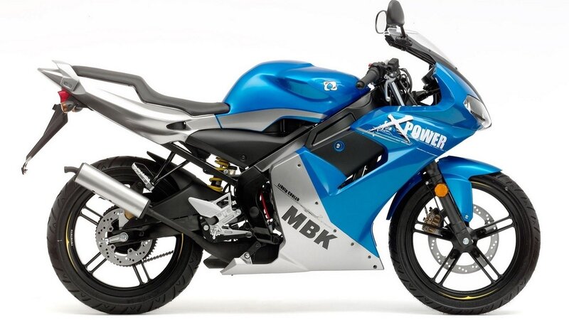 Blue Sport Motorcycle — Neutral, Photograph, Exhaust Pipe, Seat, Front Wheel