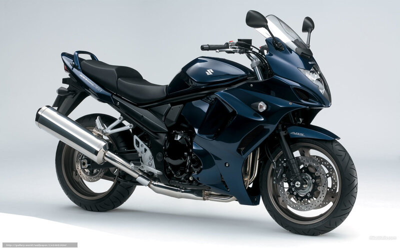 Blue Sport Motorcycle — Neutral, Photograph, Exhaust Pipe, Windshield