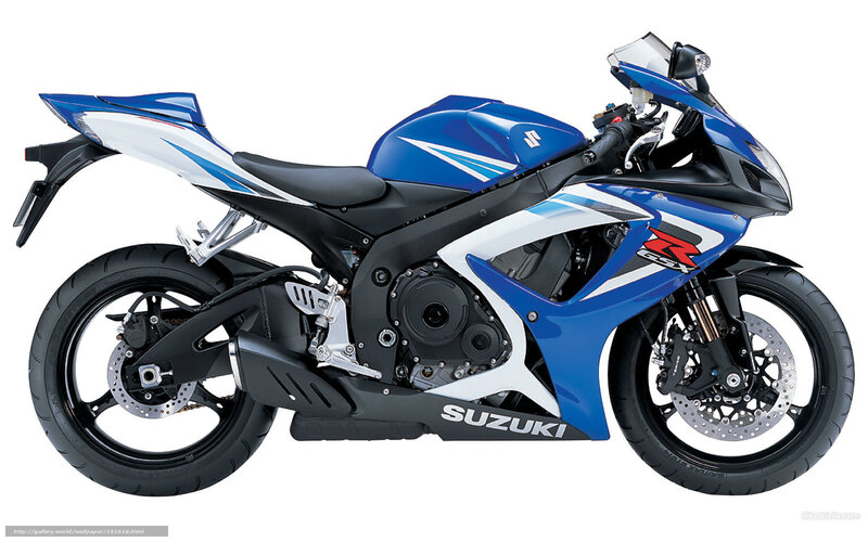 Blue Sport Motorcycle — Neutral, Photograph, Seat, Engine, Wheels