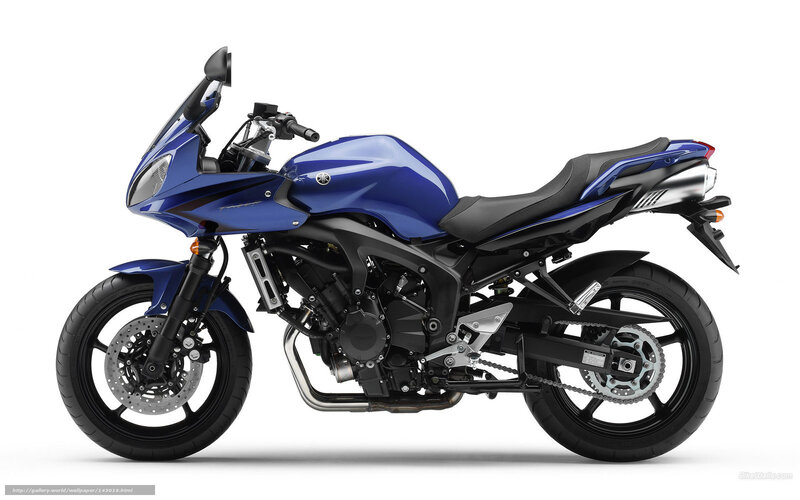 Blue Sport Motorcycle — Neutral, Photograph, Seat, Exhaust, Windscreen