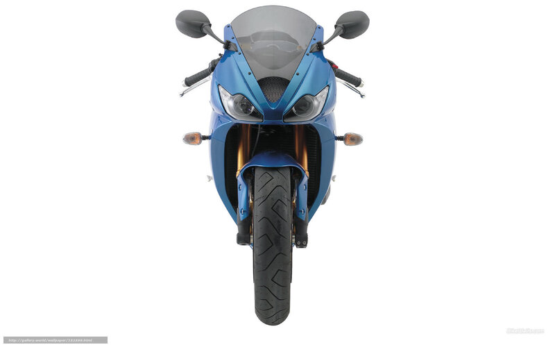 Blue Sport Motorcycle — Neutral, Photograph, Windshield, Headlights