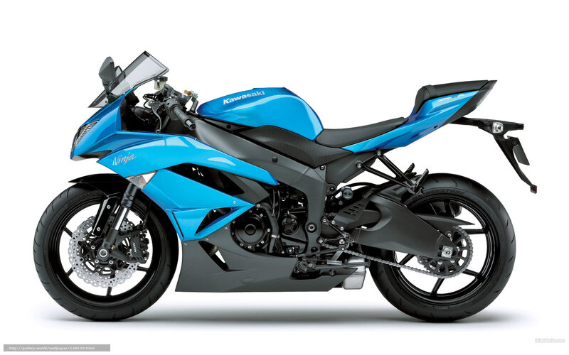 Blue Sport Motorcycle — Neutral, Photograph, Windshield, Seat