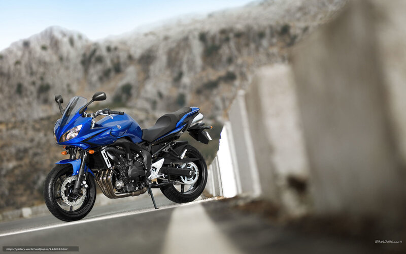 Blue Sport Motorcycle — Serene, Afternoon