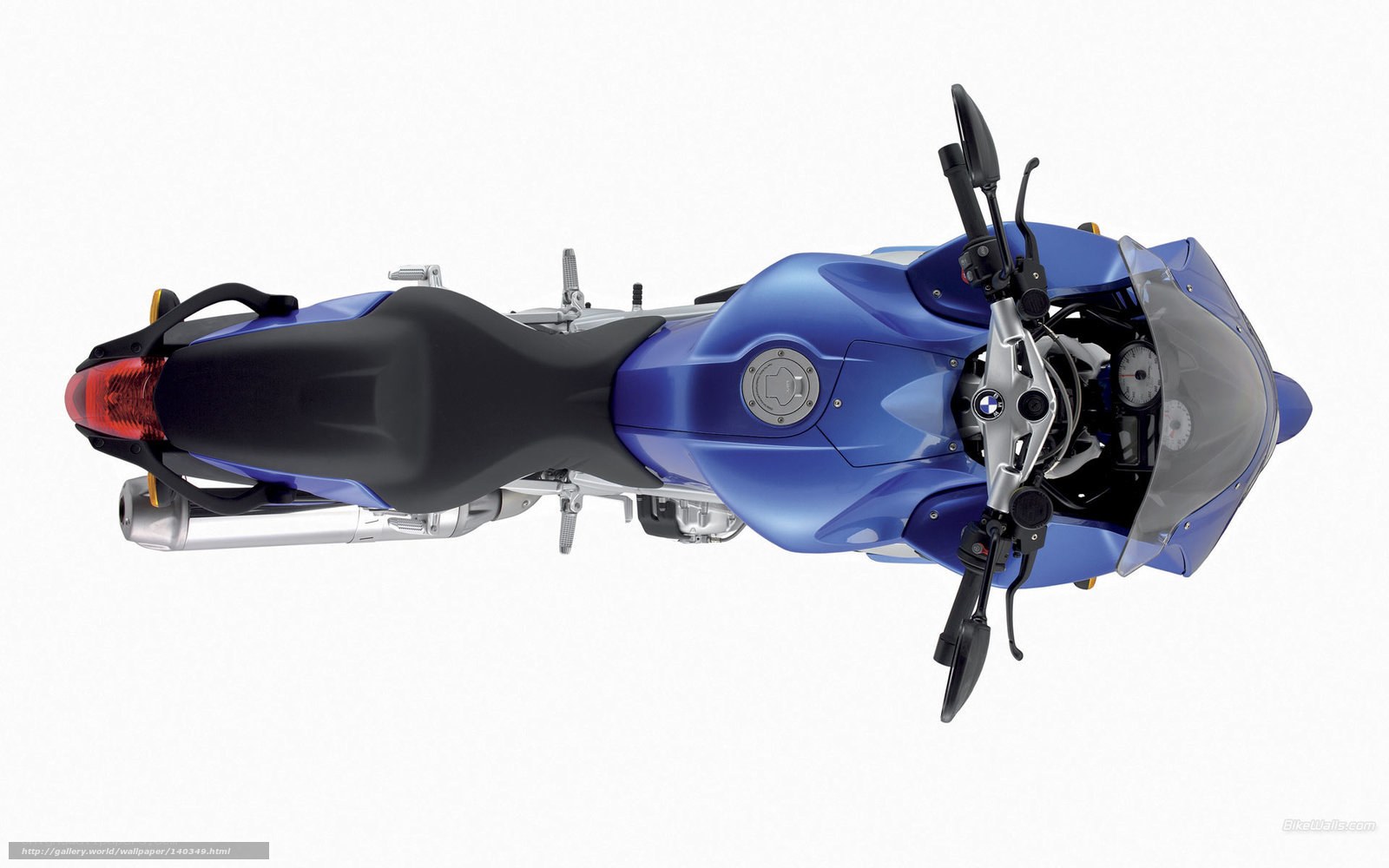 blue sport motorcycle