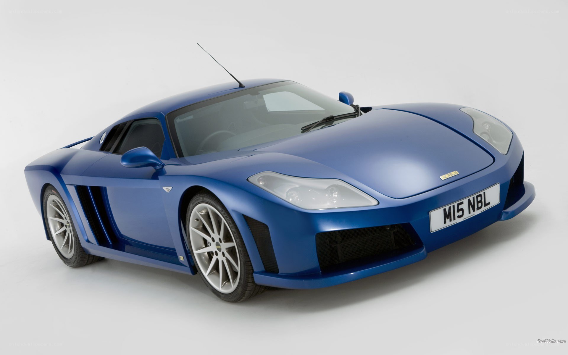 blue sports car