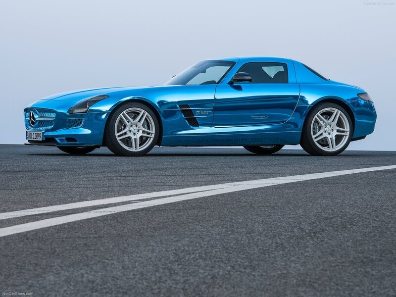 Blue Sports Car — Calm, Photograph, Asphalt Road