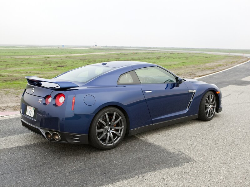 Blue Sports Car — Calm, Photograph, Race Track