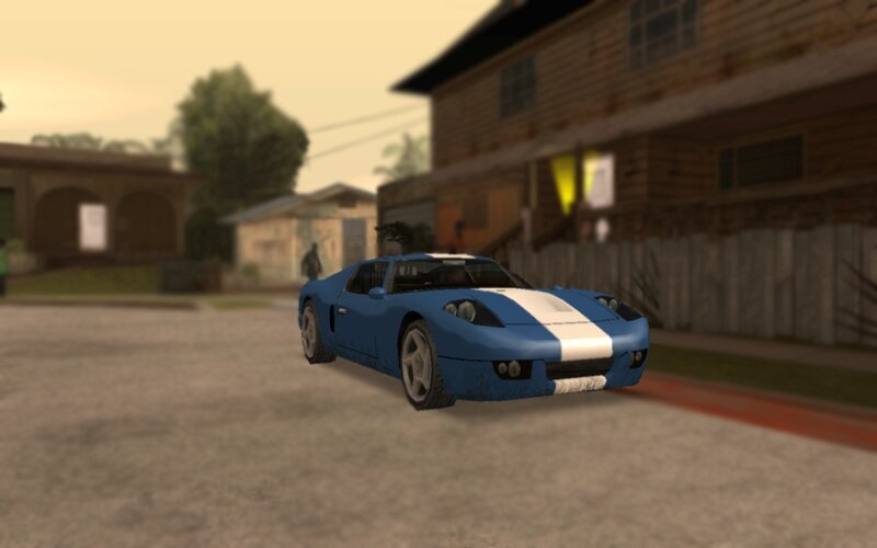 Blue Sports Car — Calm