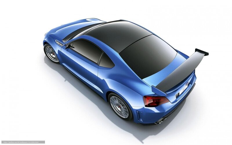 Blue Sports Car — Clean, 3d Render