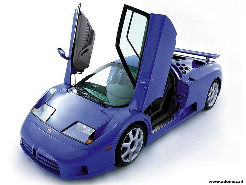 Blue Sports Car — Clean, Photograph