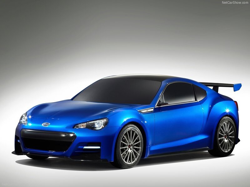 blue sports car concept