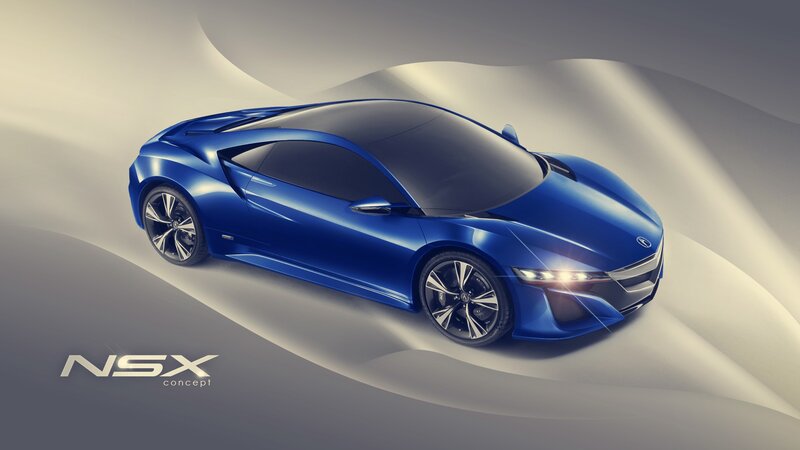 Blue Sports Car — Dramatic, 3d Render, Headlight