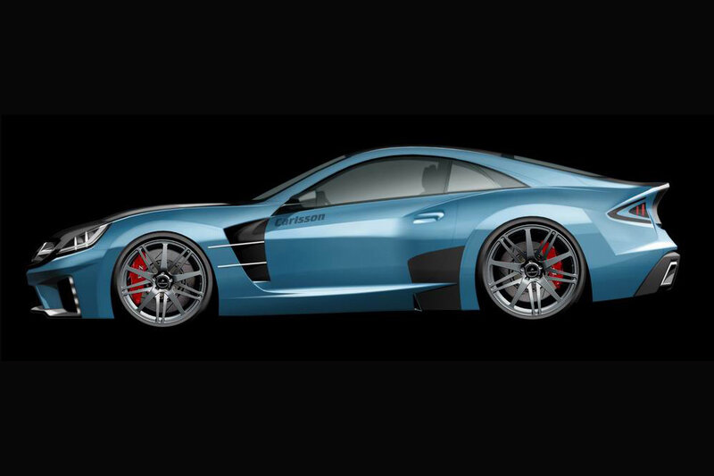 Blue Sports Car — Dramatic, 3d Render, Wheels, Brakes, Windows, Black