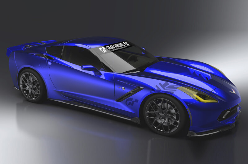 Blue Sports Car — Dramatic, 3d Render, Windshield