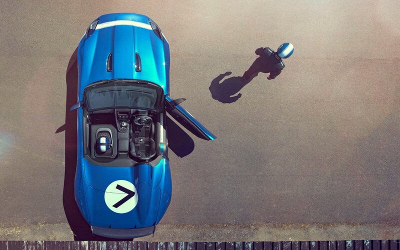Blue Sports Car — Dramatic, Afternoon, Photograph, Person