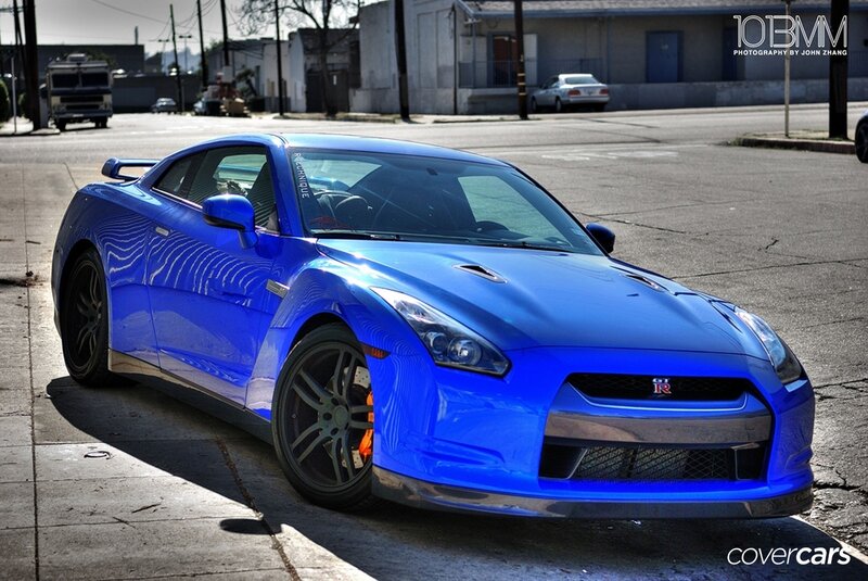 Blue Sports Car — Dramatic, Afternoon, Photograph, Street