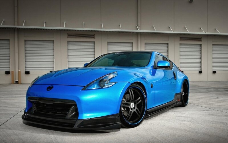 Blue Sports Car — Dramatic, Afternoon, Photograph