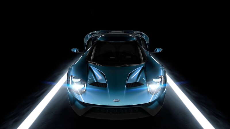 Blue Sports Car — Dramatic, Night, Photograph, Headlights, Road Lines