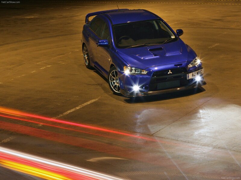 Blue Sports Car — Dramatic, Night, Photograph, Lights, Parking Lot