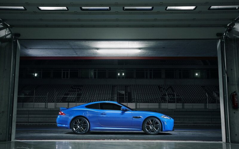 Blue Sports Car — Dramatic, Night, Photograph