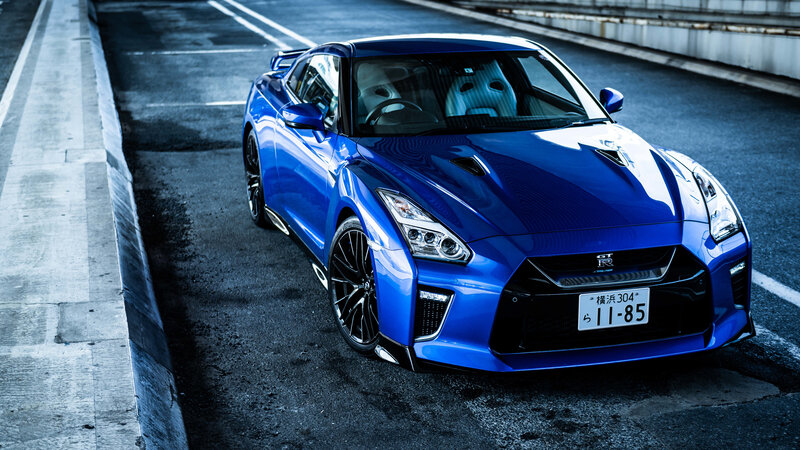 Blue Sports Car — Dramatic, Photograph, Road, License Plate
