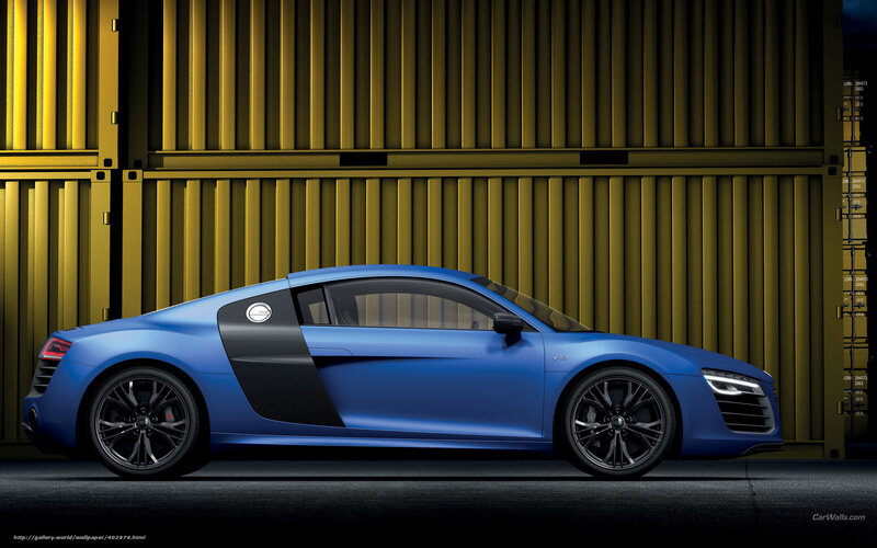 Blue Sports Car — Dramatic, Photograph, Shipping Container