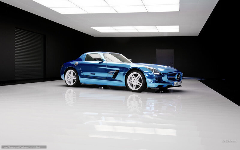 Blue Sports Car — Dramatic, Photograph, Showroom